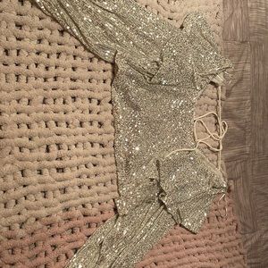 Free people shimmer top